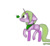 Size: 400x368 | Tagged: safe, artist:theverycreativebrony, derpibooru import, oc, oc:mrs jennies, butterfly, pony, unicorn, neckerchief, raised hoof