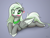 Size: 3510x2693 | Tagged: safe, artist:fenixdust, derpibooru import, oc, oc:jade stonesetter, pegasus, pony, blushing, cute, female, floppy ears, jewelry, lying down, mare, smiling, solo