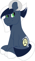 Size: 1038x1796 | Tagged: safe, artist:ponkus, derpibooru import, oc, oc only, hybrid, female, goat pony, green eyes, horns, mare, simple background, smiling, solo, transparent background