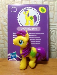 Size: 1620x2160 | Tagged: safe, derpibooru import, goldengrape, sir colton vines iii, pony, blind bag, blind bag card, irl, merchandise, official, photo, toy, wave 3