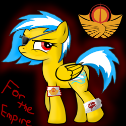 Size: 768x768 | Tagged: safe, artist:thunder burst, derpibooru import, oc, oc:cloudy wings, solar empire, solo