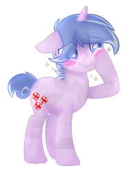 Size: 990x1282 | Tagged: safe, artist:rowdykitty, derpibooru import, oc, oc:peppermint sky, crystal pony, pony, unicorn, base used, crystal unicorn, male, simple background, solo, stallion, transparent background