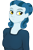 Size: 1561x2371 | Tagged: safe, artist:paskanaakka, derpibooru exclusive, derpibooru import, oc, oc only, oc:cerulean swirls, equestria girls, bust, clothes, equestria girls-ified, eyeshadow, female, makeup, portrait, shirt, simple background, solo, transparent background