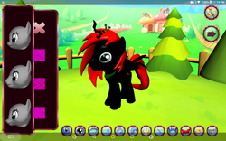 Size: 1280x800 | Tagged: safe, artist:makarosc, derpibooru import, oc, oc:dark ember, alicorn, pony, 3d, alicorn oc, black and red, crossover, male, red and black oc