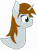 Size: 3869x5184 | Tagged: safe, alternate version, artist:alltimemine, derpibooru import, oc, oc only, oc:littlepip, pony, unicorn, fallout equestria, bust, clothes, fanfic, fanfic art, female, horn, inkscape, lineless, mare, portrait, profile, simple background, smiling, solo, transparent background, vector