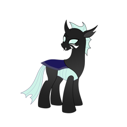 Size: 4000x4000 | Tagged: safe, artist:darkstorm mlp, derpibooru import, oc, oc only, oc:maxilla, changedling, changeling, male, simple background, solo, transparent background, white changeling