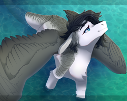 Size: 2994x2388 | Tagged: safe, artist:skimea, derpibooru import, oc, oc:monogy, dracony, hybrid, pony, female, mare, solo