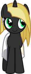 Size: 1303x3090 | Tagged: safe, artist:frownfactory, derpibooru import, oc, oc only, oc:desert night, pony, unicorn, .svg available, clothes, cute, ear piercing, earring, female, horn, jewelry, mare, ocbetes, piercing, raised hoof, simple background, skirt, solo, svg, transparent background, vector