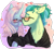 Size: 736x657 | Tagged: safe, artist:malinraf1615, derpibooru import, ocellus, sandbar, changedling, changeling, pony, blushing, female, glasses, heart, interspecies, male, obtrusive watermark, ocelbar, older, older ocellus, older sandbar, shipping, signature, stallion, straight, watermark