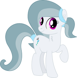 Size: 4932x4974 | Tagged: safe, artist:cyanlightning, derpibooru import, oc, oc only, oc:silver bell, earth pony, pony, .svg available, 2019 community collab, absurd resolution, chest fluff, derpibooru community collaboration, ear fluff, female, mare, simple background, solo, transparent background, vector