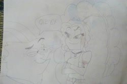 Size: 3274x2160 | Tagged: safe, derpibooru import, adagio dazzle, equestria girls, rainbow rocks, crossover, ed edd n eddy, eddy, traditional art