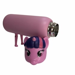 Size: 1280x1280 | Tagged: safe, derpibooru import, twilight sparkle, has science gone too far?, merchandise, not salmon, official, wat, water bottle