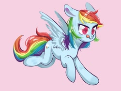 Size: 1600x1200 | Tagged: safe, artist:royal, derpibooru import, rainbow dash, pegasus, pony, female, mare, simple background, solo