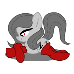 Size: 768x768 | Tagged: safe, artist:awoomarblesoda, derpibooru import, oc, oc:boring cliche, earth pony, pony, clothes, female, mare, prone, simple background, socks, solo, transparent background