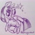 Size: 2448x2448 | Tagged: safe, artist:janegumball, derpibooru import, twilight sparkle, twilight sparkle (alicorn), alicorn, pony, female, magic, mare, sketch, solo, traditional art