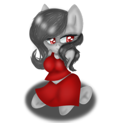 Size: 768x768 | Tagged: safe, artist:awoomarblesoda, derpibooru import, oc, oc:boring cliche, anthro, earth pony, clothes, cute, female, mare, simple background, skirt, solo, transparent background