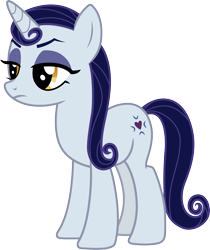 Size: 3000x3569 | Tagged: safe, artist:cloudyglow, derpibooru import, moonlight raven, pony, unicorn, female, mare, simple background, solo, transparent background, vector