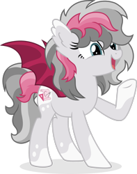 Size: 1600x2026 | Tagged: safe, artist:cirillaq, derpibooru import, oc, bat pony, pony, female, mare, simple background, solo, transparent background