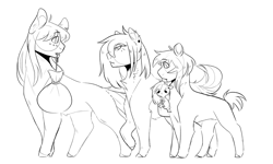 Size: 1280x768 | Tagged: safe, artist:sagwauyu, derpibooru import, oc, oc only, earth pony, pony, foal, mouth hold, sketch