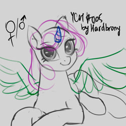 Size: 1200x1200 | Tagged: safe, artist:hardbrony, derpibooru import, pony, bust, commission, portrait, your character here