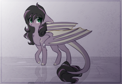 Size: 1024x710 | Tagged: safe, artist:little-sketches, derpibooru import, oc, oc:zuro, bat pony, pony, chibi, female, floppy ears, mare, solo