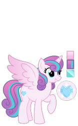 Size: 800x1280 | Tagged: safe, artist:sandwichbuns, derpibooru import, princess flurry heart, pony, older, reference sheet, simple background, solo, transparent background