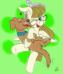 Size: 1280x1502 | Tagged: safe, artist:elbenjaftw, derpibooru import, ripley, zippoorwhill, dog, pegasus, pony