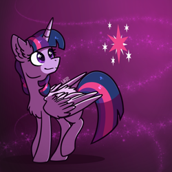 Size: 1000x1000 | Tagged: safe, artist:vale-bandicoot96, derpibooru import, twilight sparkle, twilight sparkle (alicorn), alicorn, female, mare, solo