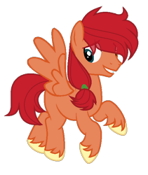 Size: 538x636 | Tagged: safe, artist:sapphireartemis, derpibooru import, oc, oc:exultant solitude, pegasus, pony, male, offspring, parent:big macintosh, parent:fluttershy, parents:fluttermac, simple background, solo, stallion, transparent background