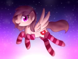 Size: 1032x774 | Tagged: safe, artist:timidwithapen, derpibooru import, oc, oc:night rose, pony, clothes, socks, striped socks