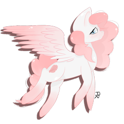 Size: 894x894 | Tagged: safe, artist:pitifulrocks, derpibooru import, oc, oc only, pegasus, pony, art, cute, digital, fanart, female, mare, pink, sai, simple background, solo, transparent background, white