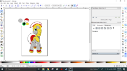 Size: 1366x768 | Tagged: safe, derpibooru import, oc, oc:knight fire, pony, inkscape, vector, windows, windows 10, wip