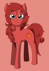 Size: 3622x5198 | Tagged: safe, artist:aezaelia, derpibooru import, oc, oc only, oc:wildfire (fallout equestria: heroes), pony, fallout equestria, fallout equestria: heroes, fanfic art, female, looking at you, mare, simple background, solo