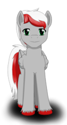 Size: 267x500 | Tagged: safe, artist:askspiritrootsandthetree, derpibooru import, oc, oc:knight fire, pony