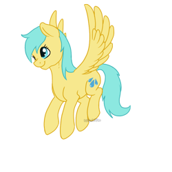 Size: 700x700 | Tagged: safe, artist:darkodraco, derpibooru import, sunshower raindrops, pegasus, pony, female, flying, mare, simple background, smiling, solo, spread wings, transparent background, wings