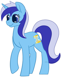 Size: 787x1000 | Tagged: safe, artist:darkodraco, derpibooru import, minuette, pony, unicorn, female, mare, raised hoof, simple background, smiling, solo, transparent background