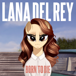 Size: 1500x1500 | Tagged: safe, artist:aldobronyjdc, derpibooru import, pony, album cover, lana del rey, ponified, solo