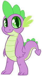 Size: 550x1000 | Tagged: safe, artist:darkodraco, derpibooru import, spike, dragon, looking at you, male, simple background, smiling, solo, transparent background