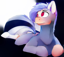 Size: 1136x1024 | Tagged: safe, artist:fuzzypones, derpibooru import, pony, coloredbyai, lying, male, question, solo