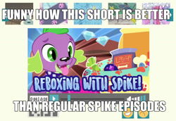 Size: 1567x1080 | Tagged: safe, derpibooru import, spike, spike the regular dog, dog, better together, equestria girls, reboxing with spike!, meme, op is a cuck, op is trying to start shit