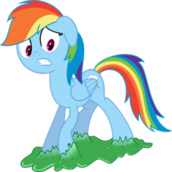 Size: 1024x1028 | Tagged: safe, artist:drakon3, derpibooru import, rainbow dash, pegasus, pony, simple background, slime, solo, stuck, transparent background