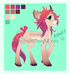 Size: 1000x1055 | Tagged: safe, artist:kianara, derpibooru import, oc, pony, adoptable, commission, your character here