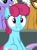 Size: 247x335 | Tagged: safe, derpibooru import, screencap, blue bon, bluebonnet, earth pony, pegasus, pony, the washouts (episode), background pony, discovery family logo, female, grin, happy, mare, smiling, solo focus