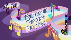 Size: 1920x1080 | Tagged: safe, derpibooru import, screencap, equestria girls, friendship through the ages, rainbow rocks, music notes, no pony, title card