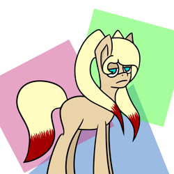 Size: 1400x1400 | Tagged: safe, artist:vbronny, derpibooru import, oc, oc only, earth pony, pony, abstract background, female, mare, solo