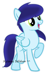 Size: 552x812 | Tagged: safe, artist:xylenneisnotamazing, derpibooru import, oc, oc:saphire skies, pegasus, pony, female, mare, simple background, solo, transparent background