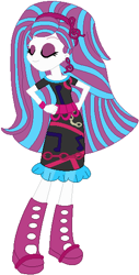 Size: 283x556 | Tagged: safe, artist:selenaede, artist:user15432, derpibooru import, ghost, equestria girls, ari hauntington, barely eqg related, base used, bracelet, clothes, crossover, dress, ear piercing, earring, electrified, equestria girls style, equestria girls-ified, hairstyle, hasbro, hasbro studios, headband, high heels, jewelry, mattel, monster, monster high, piercing, shoes