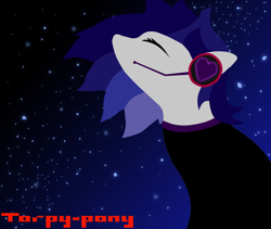 Size: 844x714 | Tagged: safe, artist:torpy-ponius, derpibooru import, oc, oc only, oc:sky the galaxy wolf, pony, avengers, black shirt, body, ear, eyes closed, hair, headphones, night, nose, photoshop, ponytownslobs, silhouette, sky, solo, spider-man, stars