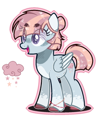 Size: 781x973 | Tagged: safe, artist:jxst-alexa, derpibooru import, oc, pegasus, pony, female, magical lesbian spawn, mare, offspring, parent:twilight velvet, parent:windy whistles, parents:velvetwhistles, simple background, solo, transparent background