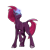 Size: 3000x3000 | Tagged: safe, artist:debbygattathebest, derpibooru import, tempest shadow, pony, broken horn, female, horn, magic, mare, missing cutie mark, one hoof raised, simple background, solo, transparent background